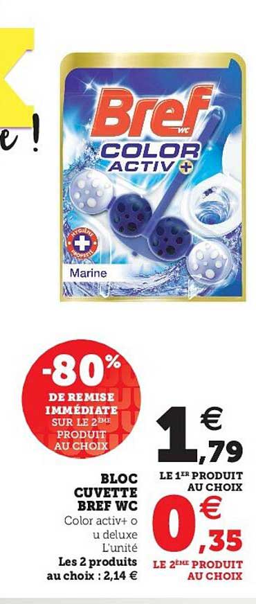 bloc cuvette bref wc