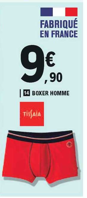 Boxer Homme Tissaia