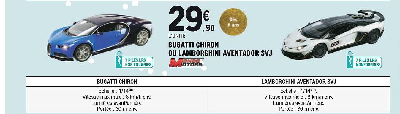 bugatti chiron ou lamborghini aventador svj