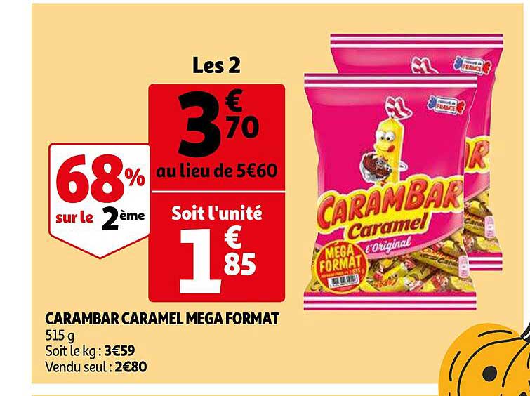 carambar caramel mega format