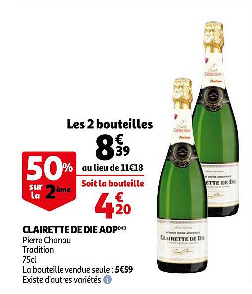 clairette de die aop pierre chanau tradition