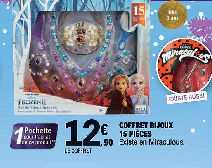 Coffret Bijoux 15 Pièces