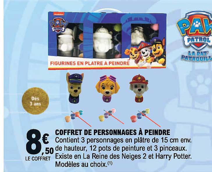 coffret de personnages à peindre