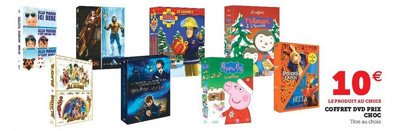 coffret dvd prix choc