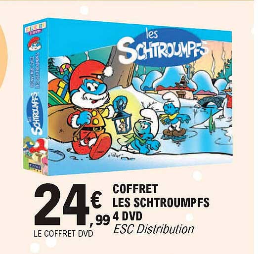 coffret les schtroumpfs 4 dvd