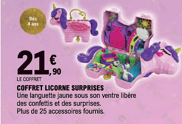coffret licorne surprises