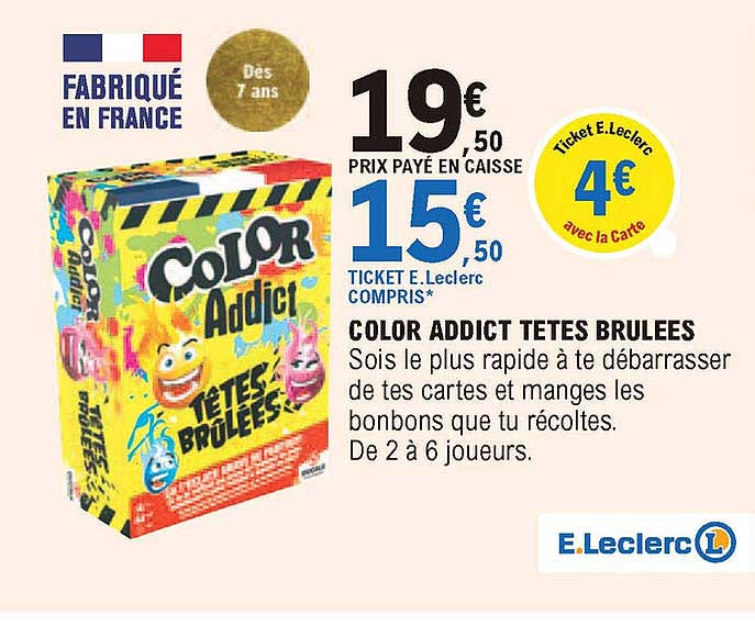 color addict têtes brulées