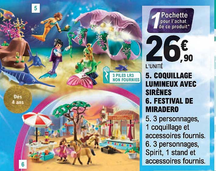 coquillage lumineux avec sirènes, festival de miradero