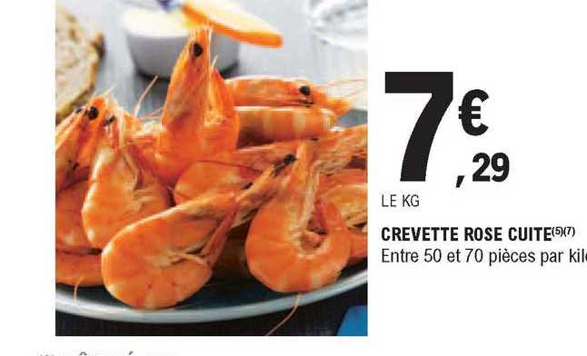 Crevette Rose Cuite