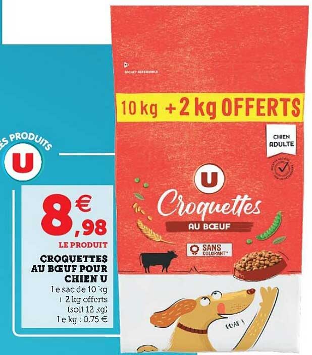 Croquettes Au Bœuf Pour Chien U