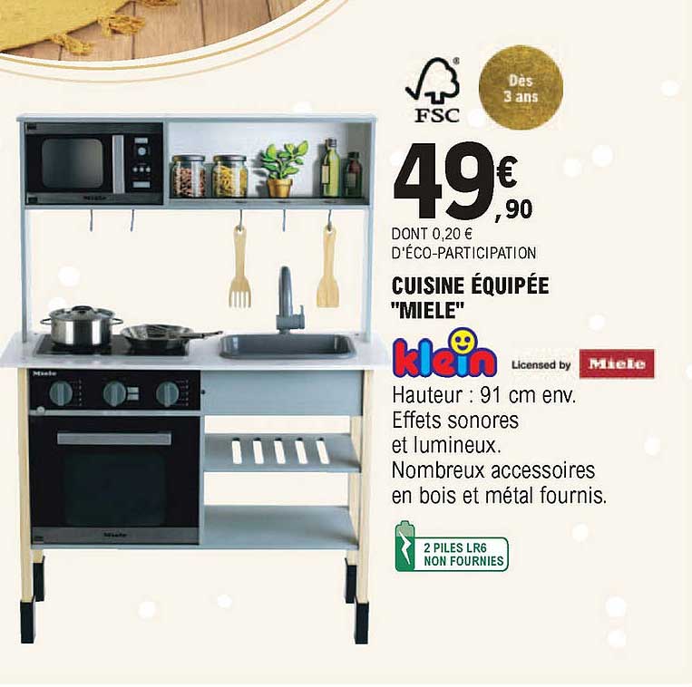 cuisine équipée "miele" klein