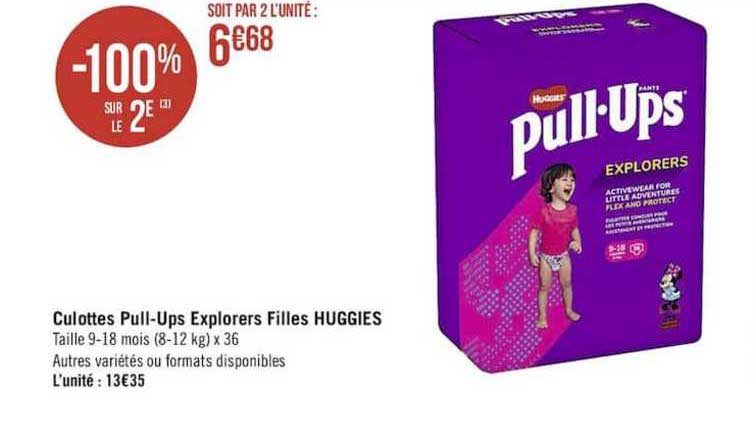 culottes pull-ups explorers filles huggies