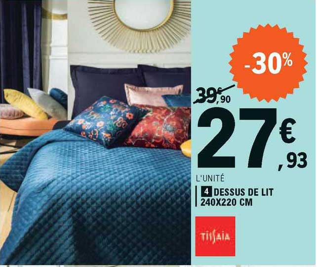 dessus de lit 240 x 220 cm