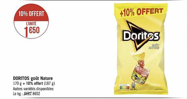 Doritos Goût Nature