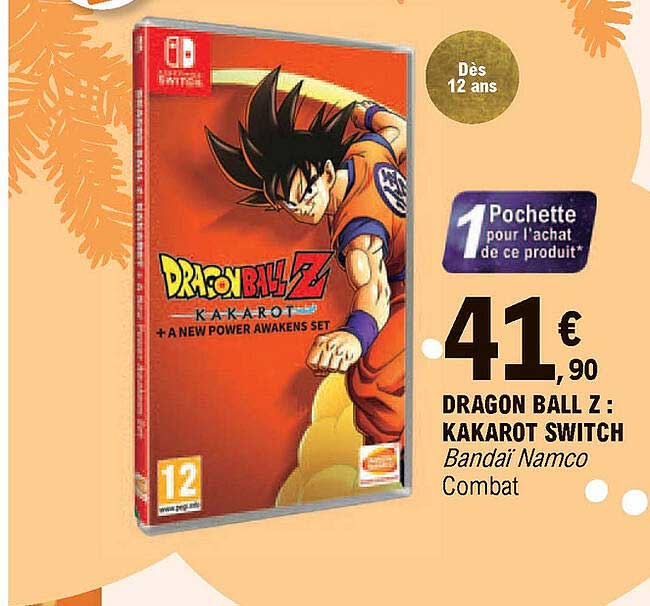dragon ball z : kakarot switch bandaï namco combat