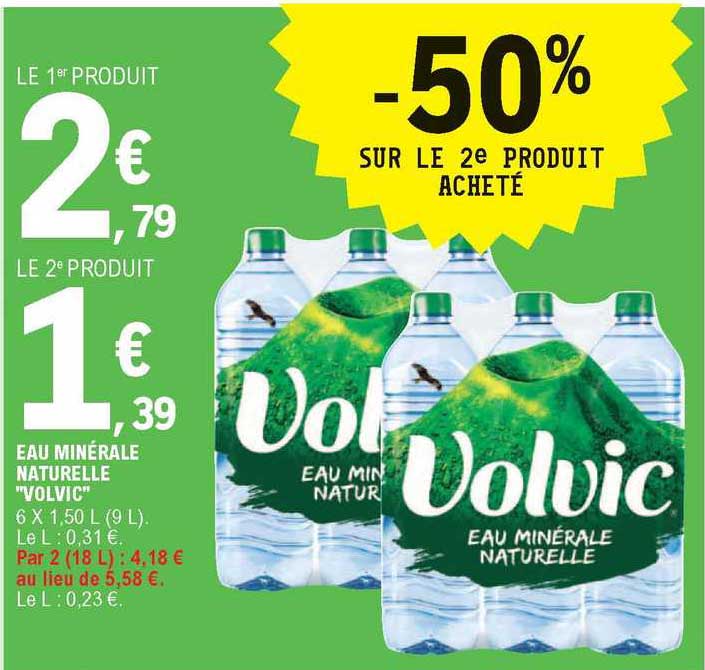 Eau Minérale Naturelle "volvic"