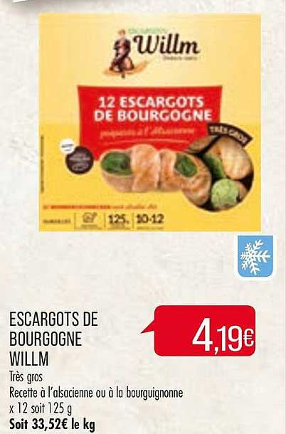 escargots de bourgogne willm