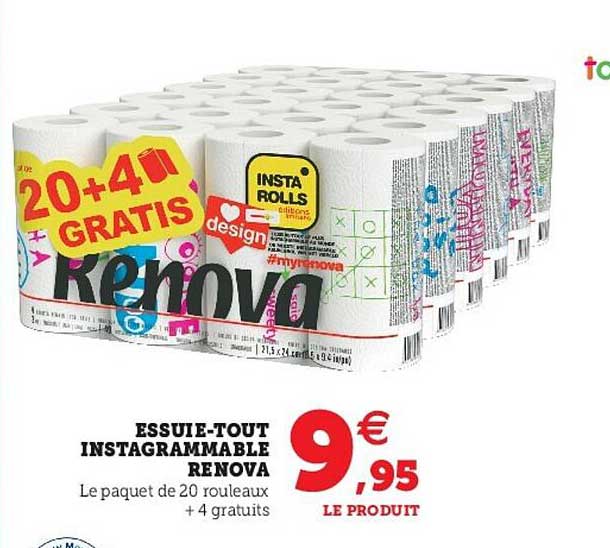 essuie-tout instagrammable renova