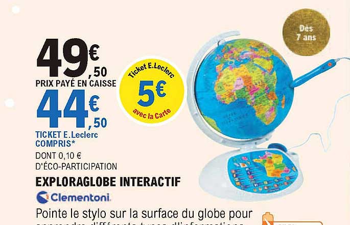 Exploraglobe Interactif Clementoni
