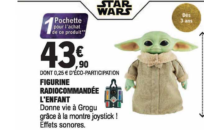 figurine radiocommandée l'enfant star wars