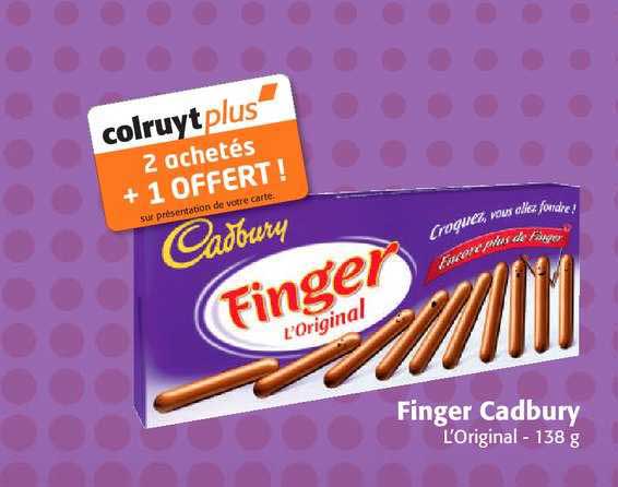 finger cadbury