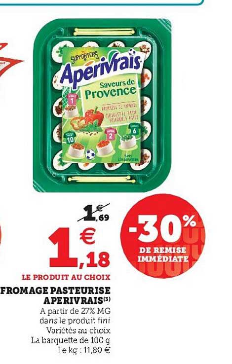 Fromage Pasteurisé Apérivrais