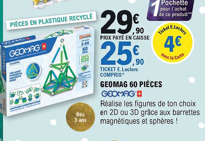 geomag 60 pièces