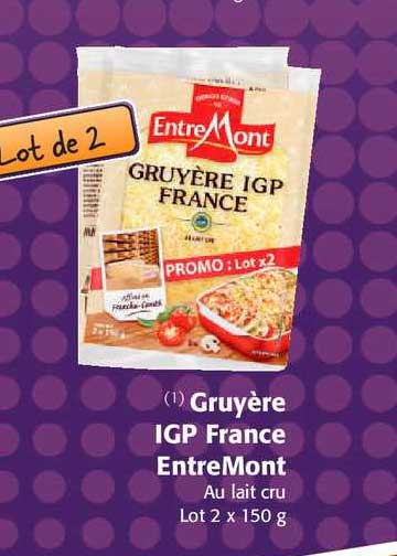 Gruyère Igp France EntreMont