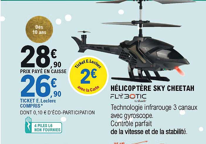 hélicoptère sky cheetah flybotic