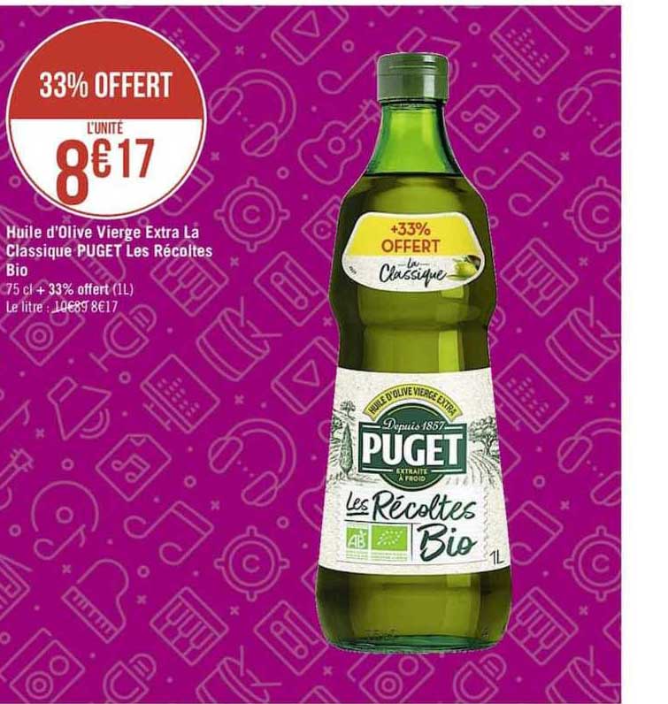 huile d'olive vierge extra la classique puget les récoltes bio