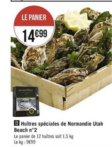 huîtres spéciales de normandie utah beach n°2