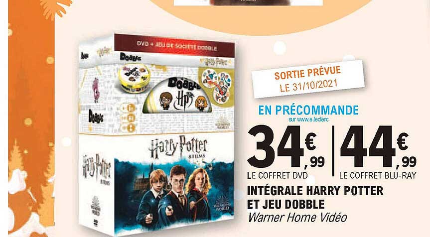 intégrale harry potter et jeu dobble
