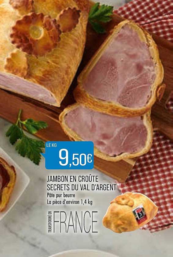 jambon en croûte secrets du val d'argent