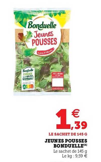 jeunes pousses bonduelle
