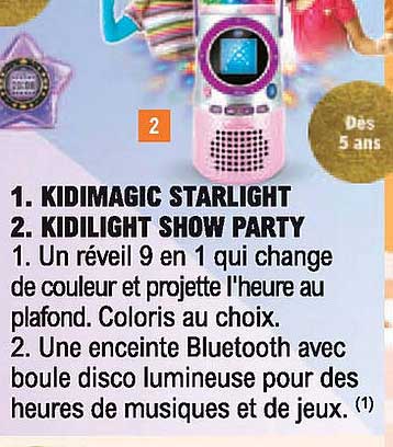 kidimagic starlight, kidilight show party