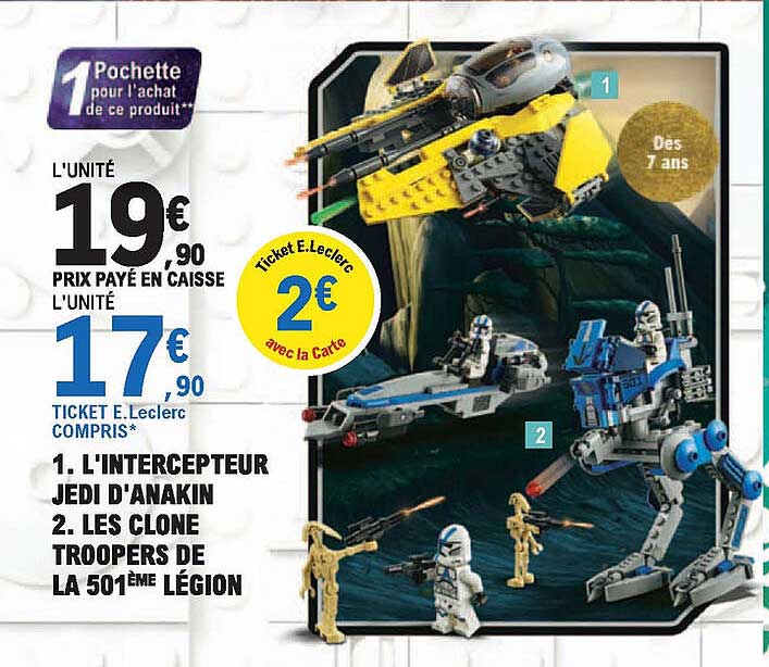 l'intercepteur jedi d'anakin, les clone troopers de la 501ème légion