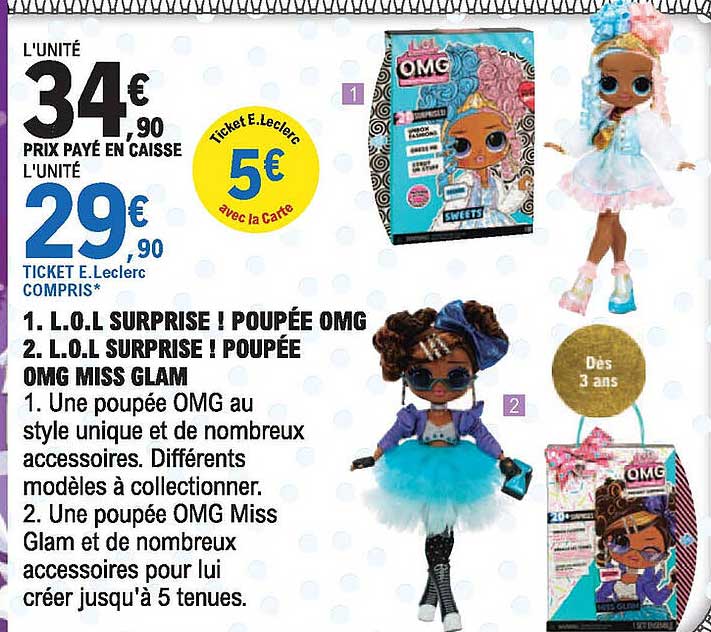 l.o.l. surprise ! poupée omg, l.o.l. surprise ! poupée omg miss glam