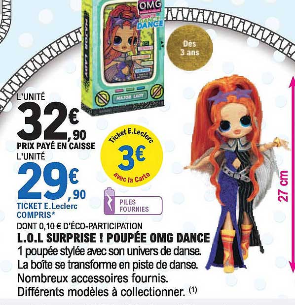 l.o.l. surprise ! poupée omg dance