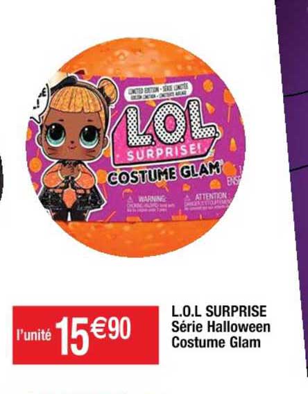 l.o.l. surprise série halloween costume glam