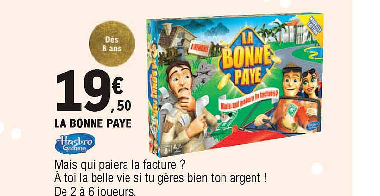 la bonne paye hasbro gaming