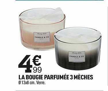 La Bougie Parfumée 3 Mèches