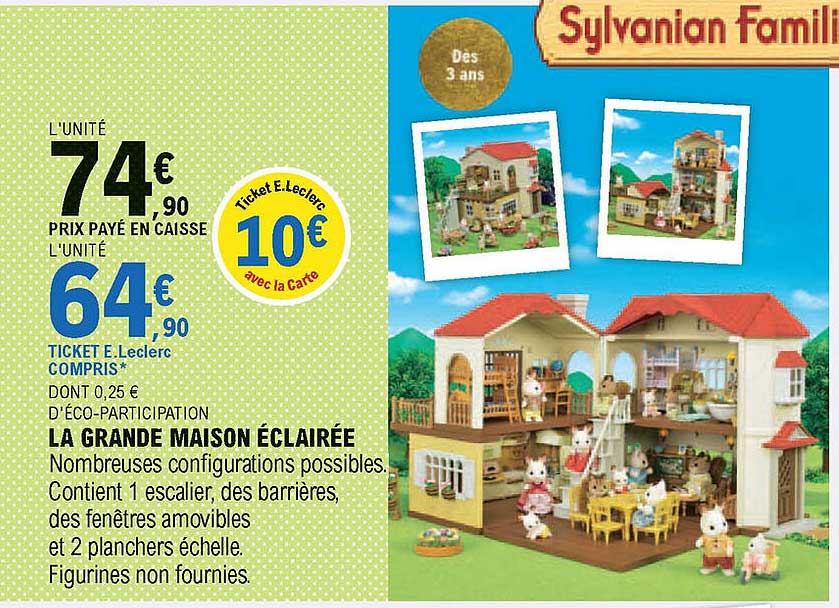 la grande maison éclairée