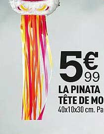 la pinata tête de mort
