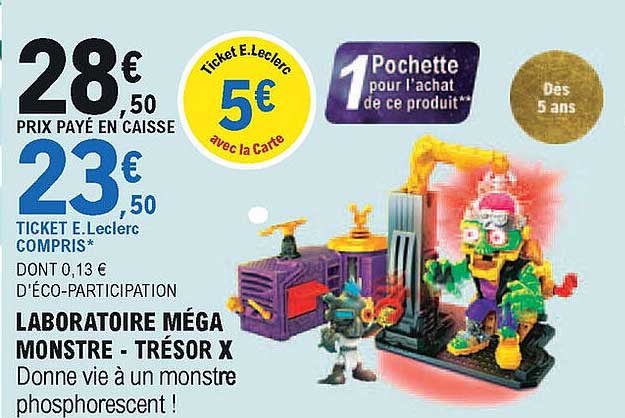 laboratoire méga monstre - trésor x