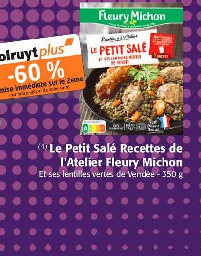 le petit salé recettes de l'atelier fleury michon