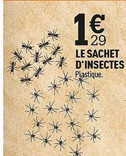 le sachet d'insectes