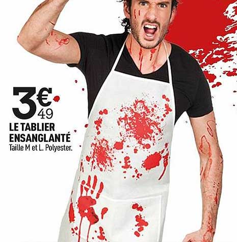 le tablier ensanglanté