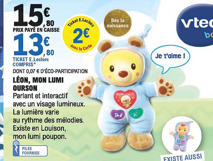 léon, mon lumi ourson