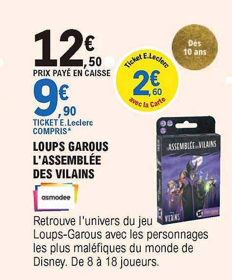 loups garous l'assemblée des vilains asmodee