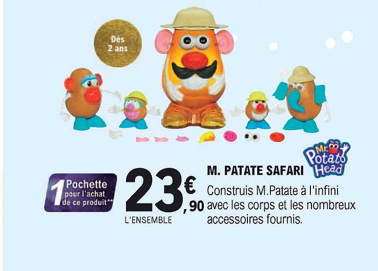 m. patate safari  mr. potato head
